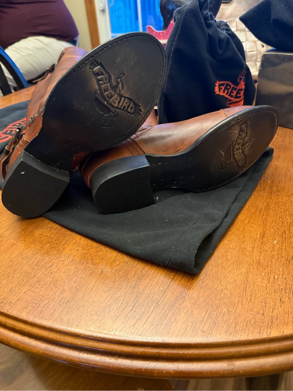 Freebird by Steven Men's Distressed Brown Leather Western Boots